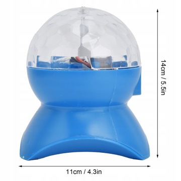 RGB LED lampa projektora gwiazda 360 stopni