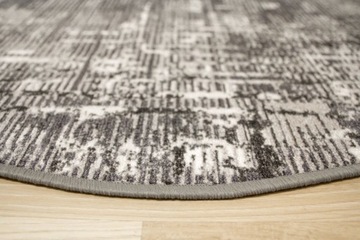 Обвенчались. 67 см КРУГЛЫЙ ПРОТИВОСКОЛЬЖАЮЩИЙ КОВЕР СЕРЫЙ КРЕМОВЫЙ