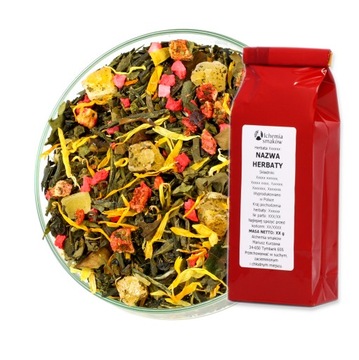 Herbata Biała + Zielona + Oolong - 7 ZIELONYCH SKARBÓW (OT) (50g) Wiosenna