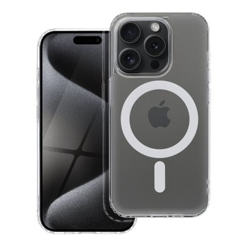 Futerał Frost Mag Cover kompatybilny z MagSafe do IPHONE 15 transparent #60