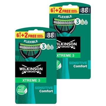 Maszynka do Golenia WILKINSON Xtreme 3 Comfort Sensitive 16 szt