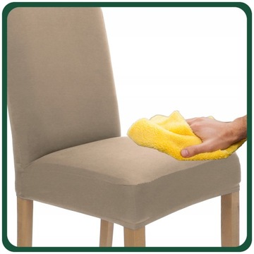 ЧЕХОЛ ДЛЯ КРУГЛОГО СТУЛА, БЕЖЕВЫЙ, ГИБКИЙ, УНИВЕРСАЛЬНЫЙ ЧЕХОЛ