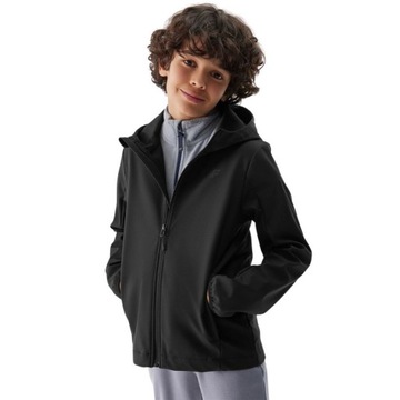 4F ВЕСЕННЯЯ ПРОЗРАЧНАЯ СПОРТИВНАЯ КУРТКА СОФТШЕЛЛ ДЛЯ МАЛЬЧИКОВ НА КАЖДЫЙ ДЕНЬ