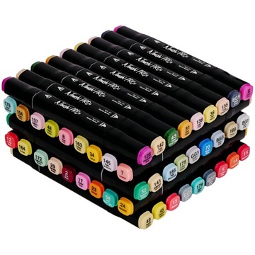 НАБОР АЛКОГОЛЬНЫХ МАРКЕРОВ ИЗ 48 ШТ. В КОРОБКЕ ARTISTIQ TOUCH COOL PRO+ BAG