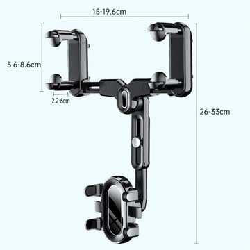 Автомобильный держатель для телефона для зеркала ВРАЩАЮЩИЙСЯ автомобильный держатель для телефона