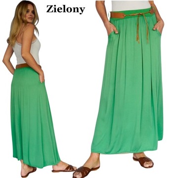 ZWIEWNA DŁUGA SPÓDNICA MAXI DO KOSTEK BOHO ! S,M,L