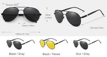 OKULARY POLARYZACYJNE DLA KIEROWCÓW DO JAZDY NOCĄ