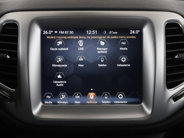 Jeep Compass II SUV 1.4 MultiAir 140KM 2018 Jeep Compass navi klima auto półskóra kamera i, zdjęcie 22