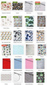 JASKIEK НАВОЛОЧКА 100% ХЛОПОК 360 УЗОРЫ 40х50 СМ