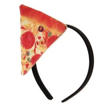 4x Pizza z pałąkiem na głowę dla kobiet przeb