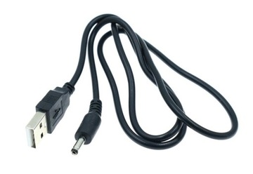 600 Kabel zasilający 5V USB wtyczka DC 3.5/1.35mm