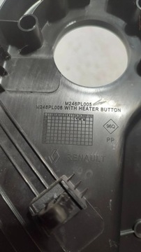 DACIA DUSTER II 2017 PŘEDNÍ STRANA PRAVÁ KRYT SEDADLA