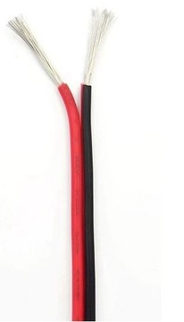 Przewód miedziany taśm LED POLSKI TLYp 2x1mm 1m