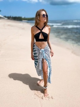 Туника-парео для пляжа, покрывало с узорами GILI