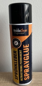 woldoclean Klej w sprayu 500 ml do klejenia podsufitki, pianek, filcu