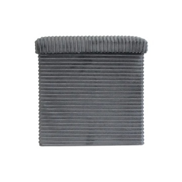 Табурет с ящиком для хранения 38х38х38 см большой серый