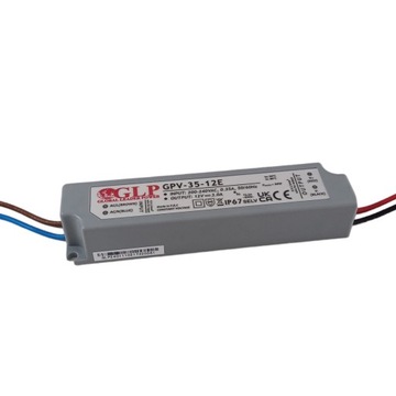 GLP ZASILACZ WODOODPORNY DO LED IP67 GPV-35-12E 36W 12V