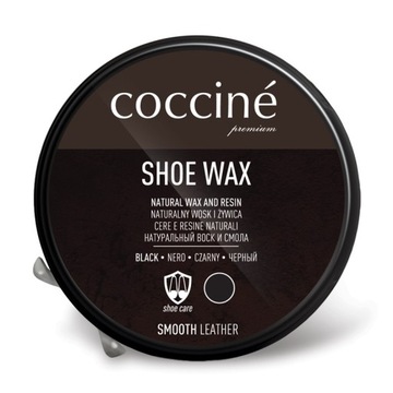 COCCINE SHOE WAX PASTA WOSK DO BUTÓW 40ml CZARNA
