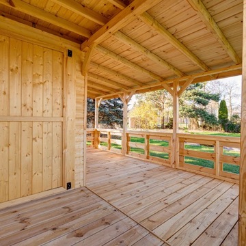 Производитель деревянных дачных домиков Палермо 3