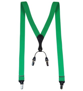 Zielone szelki męskie do spodni SZ8