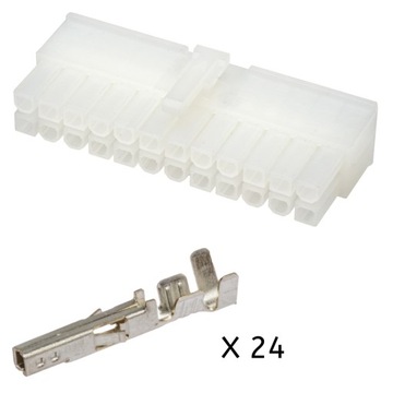 24-контактный разъем Mini-Fit