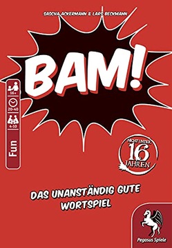 Pegasus Spiele NIEPRZYZWOITA GRA SŁÓW BAM! w Języku Niemieckim