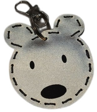 BRELOK ODBLASKOWY MASKOTKA ZAWIESZKA ODBLASK MYSZ