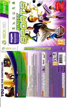 KINECT SPORTS на польском языке PL XBOX 360