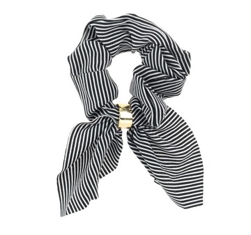 РЕЗКА ДЛЯ ВОЛОС, ПОЛОСКАЯ БАНТ, ЧЕРНАЯ