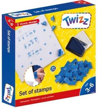 TWIZZ - STEMPELKI STEMPLE TUSZ NAUKA LITEREK