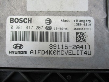 JEDNOTKA HYUNDAI I30 1.6 CRDI 39115-2A411 KOMPLET