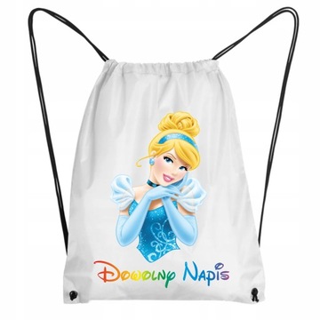 WOREK imię KSIĘŻNICZKI strój BUTY WF Kopciuszek