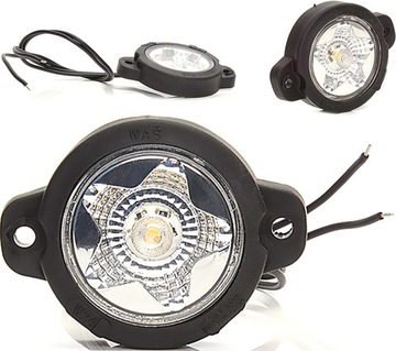 LAMPA OBRYSOWA NA PRZÓD ŚWIATŁO BIAŁE LED TIR WAŚ
