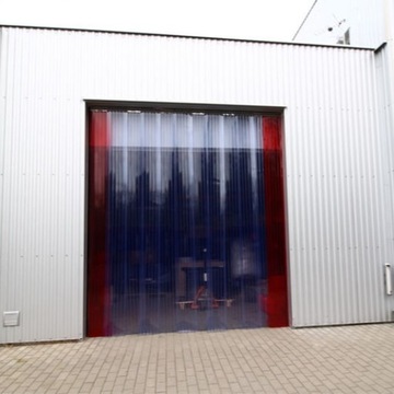 Занавеска ремня S: 175 см x H: 350 см, ребристые ремни ПВХ 300x3 мм