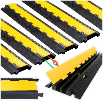 NAJAZDY PRÓG OCHRONNY KABLOWY OSŁONA OCHRONA KABLI ZWALNIAJĄCY 2KANAŁOWY 5