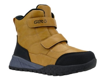 BUTY ZIMOWE CHŁOPIĘCE OCIEPLANE ŚNIEGOWCE RZEPY 36