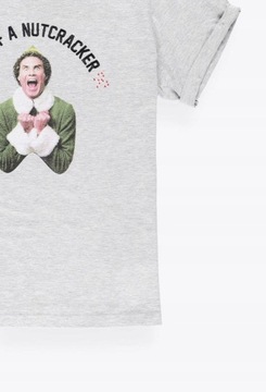 Topshop świąteczny t-shirt Will Ferrell elf 38 M
