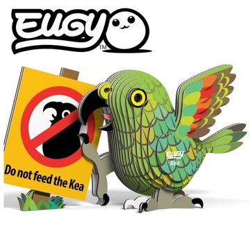 Eugy Papuga Kea Eko Układanka Puzzle 3D