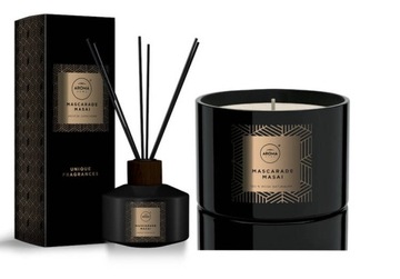 Aroma Mascarade Masai Zestaw prezentowy Patyczki zapachowe Świeca Dyfuzor