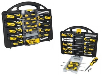 ZESTAW WKRĘTAKÓW ŚRUBOKRĘT 34 SZT TORX HEX STANLEY