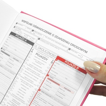 Kalendarz terminarz dzienny różowy ciemny róż A5 2025 + grawer logo tekst