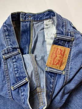 Levi's 505 STRAUSS LEVIS oryginalne niebieskie Spodnie Jeansy W 38 L 32