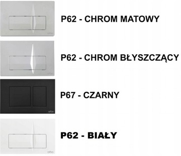 MUSZLA NOVA + DESKA SLIM + PRZYCISK ZESTAW PODTYNKOWY ARBO 7w1