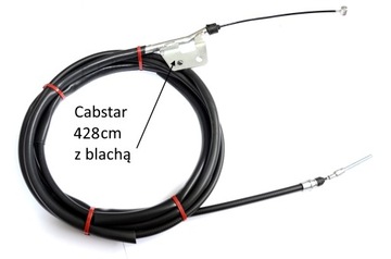 LINKA HAMULCA RĘCZNEGO ŚRODKOWA CABSTAR 428cm z blachą