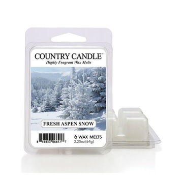 Ароматическая восковая свеча Fresh Aspen Snow Country Candle