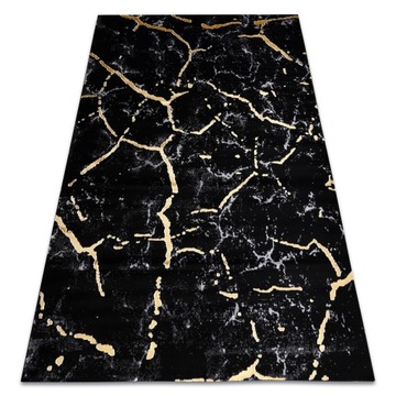 DYWAN DO SALONU 160x220 czarny/złoty #AT3296