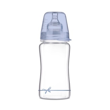 LOVI Butelka SZKLANA 250ml Diamond GLASS +kubeczek