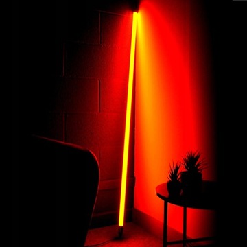 Pomarańczowa Świetlówka LED Neon Wtyczka 230V