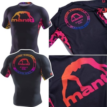 Rashguard treningowy z krótkim rękawem męski Manto Leopard r. XXL