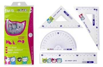 Zestaw geometryczny 4 elementy So Many Cats MG